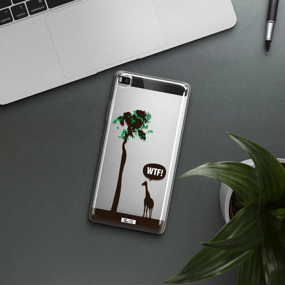 Wtf Huawei P8 Clear TPU Case
