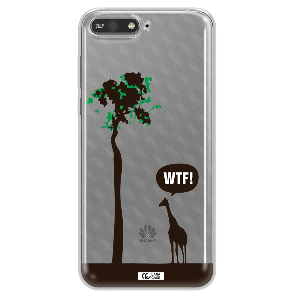 Wtf Huawei Y6 2018 Clear TPU Case