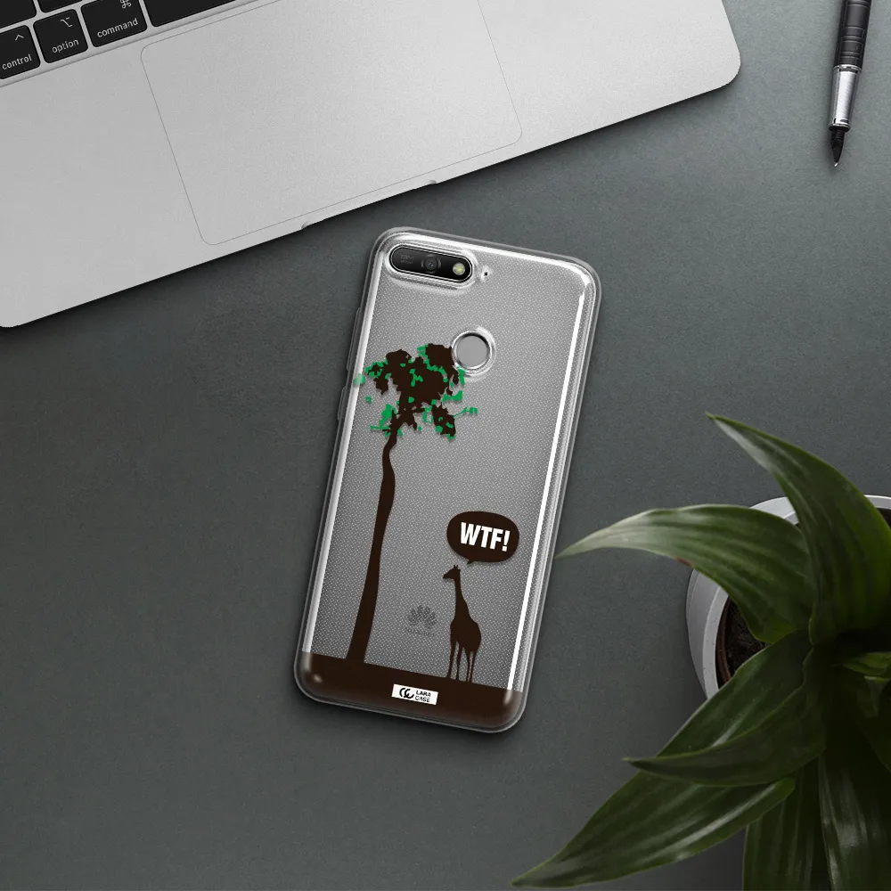 Wtf Huawei Y6 Prime 2018 Clear TPU Case