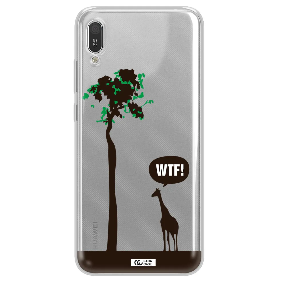 Wtf Huawei Y6 Pro 2019 Clear TPU Case