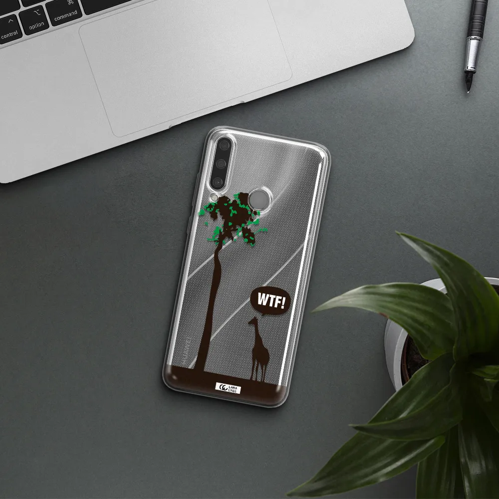 Wtf Huawei Y6P Clear TPU Case