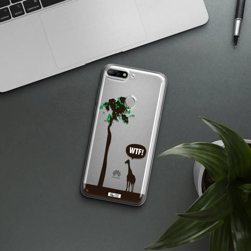 Wtf Huawei Y7 2018 Clear TPU Case