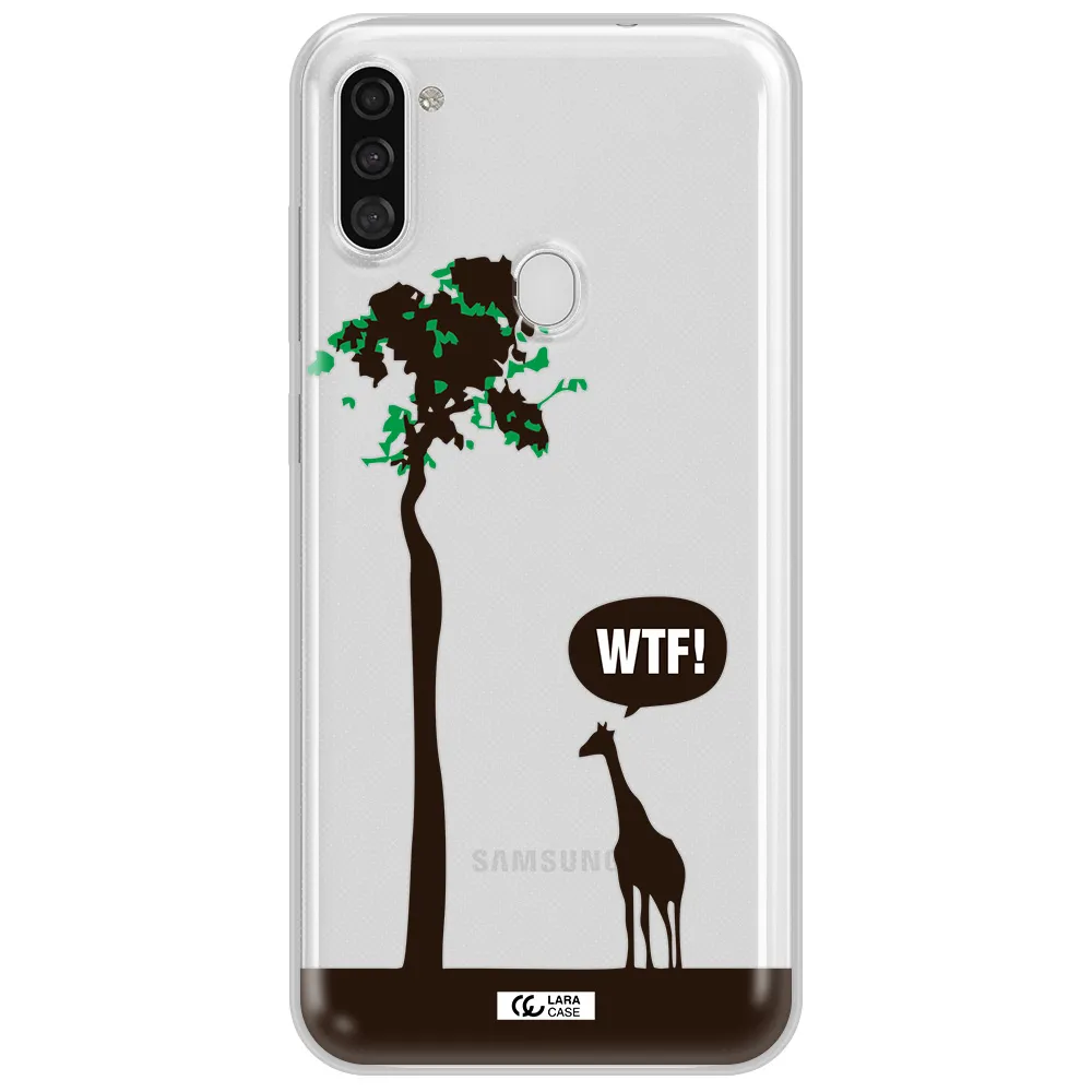 Wtf Samsung A11 Clear TPU Case