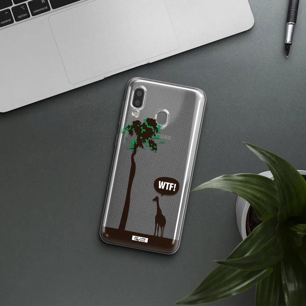 Wtf Samsung A20 Clear TPU Case