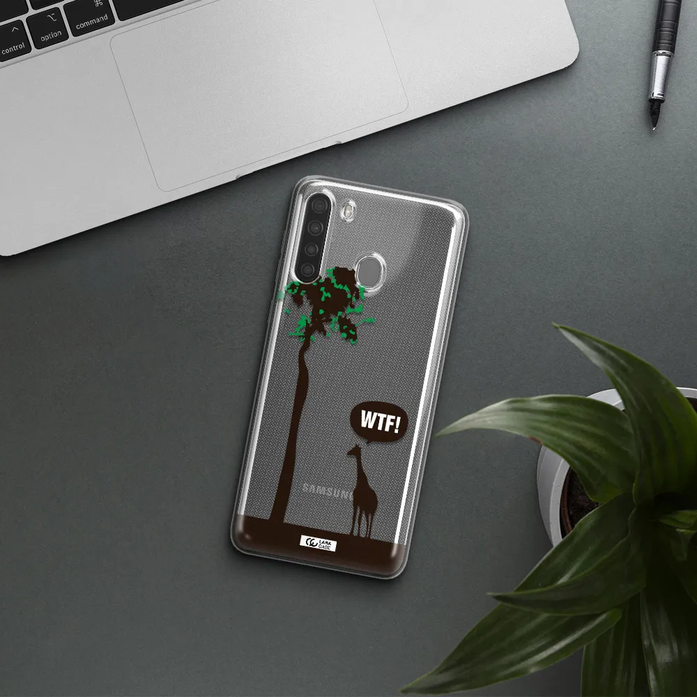 Wtf Samsung A21 Clear TPU Case