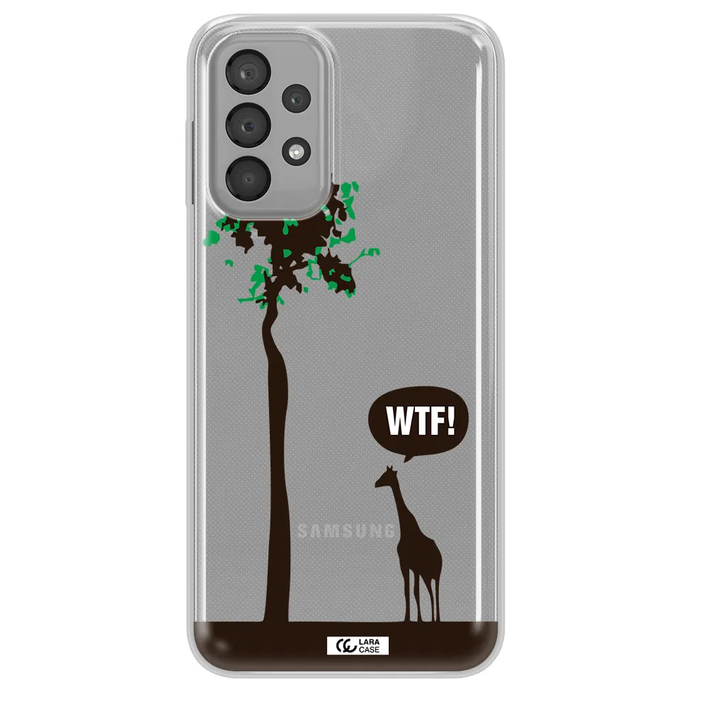 Wtf Samsung A33 Clear TPU Case
