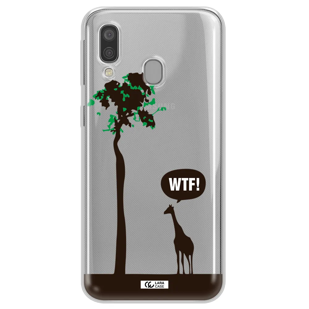 Wtf Samsung A40 Clear TPU Case