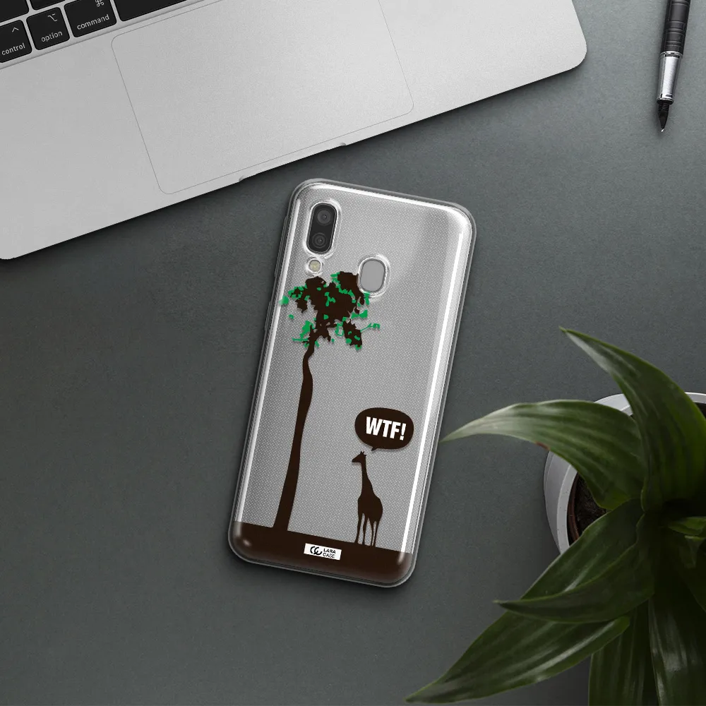 Wtf Samsung A40 Clear TPU Case
