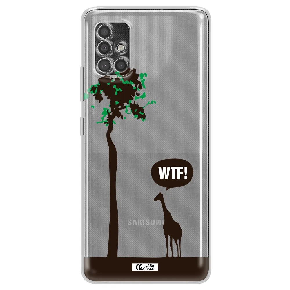 Wtf Samsung A40S Clear Tpu Case