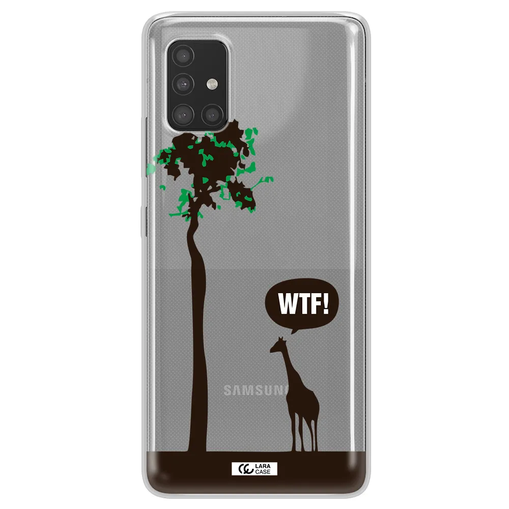 Wtf Samsung A51 Clear TPU Case