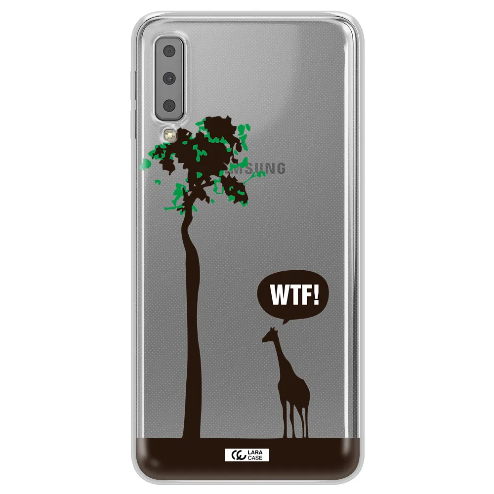 Wtf Samsung A7 2018 Clear TPU Case