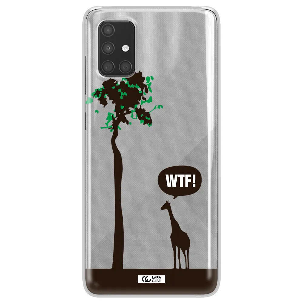 Wtf Samsung A71 Clear TPU Case