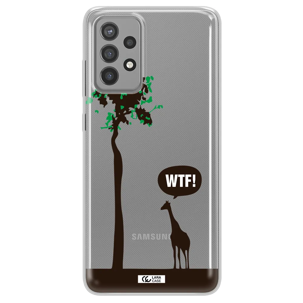 Wtf Samsung A72 Clear TPU Case