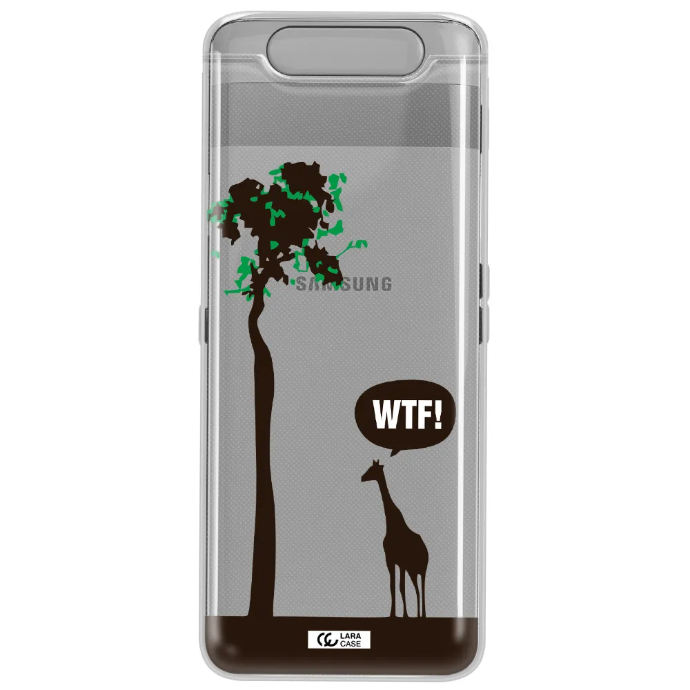 Wtf Samsung A80 Clear TPU Case