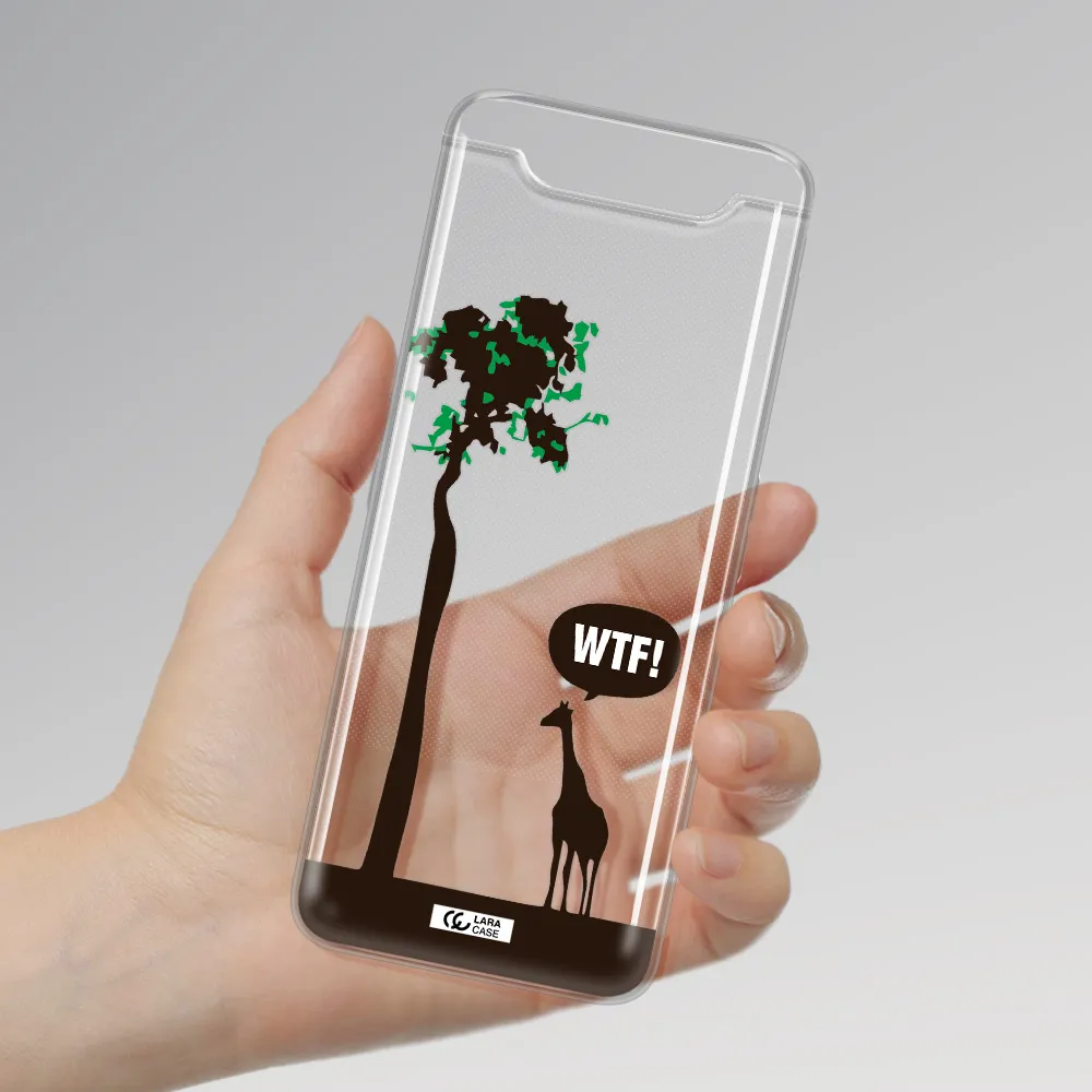 Wtf Samsung A80 Clear TPU Case