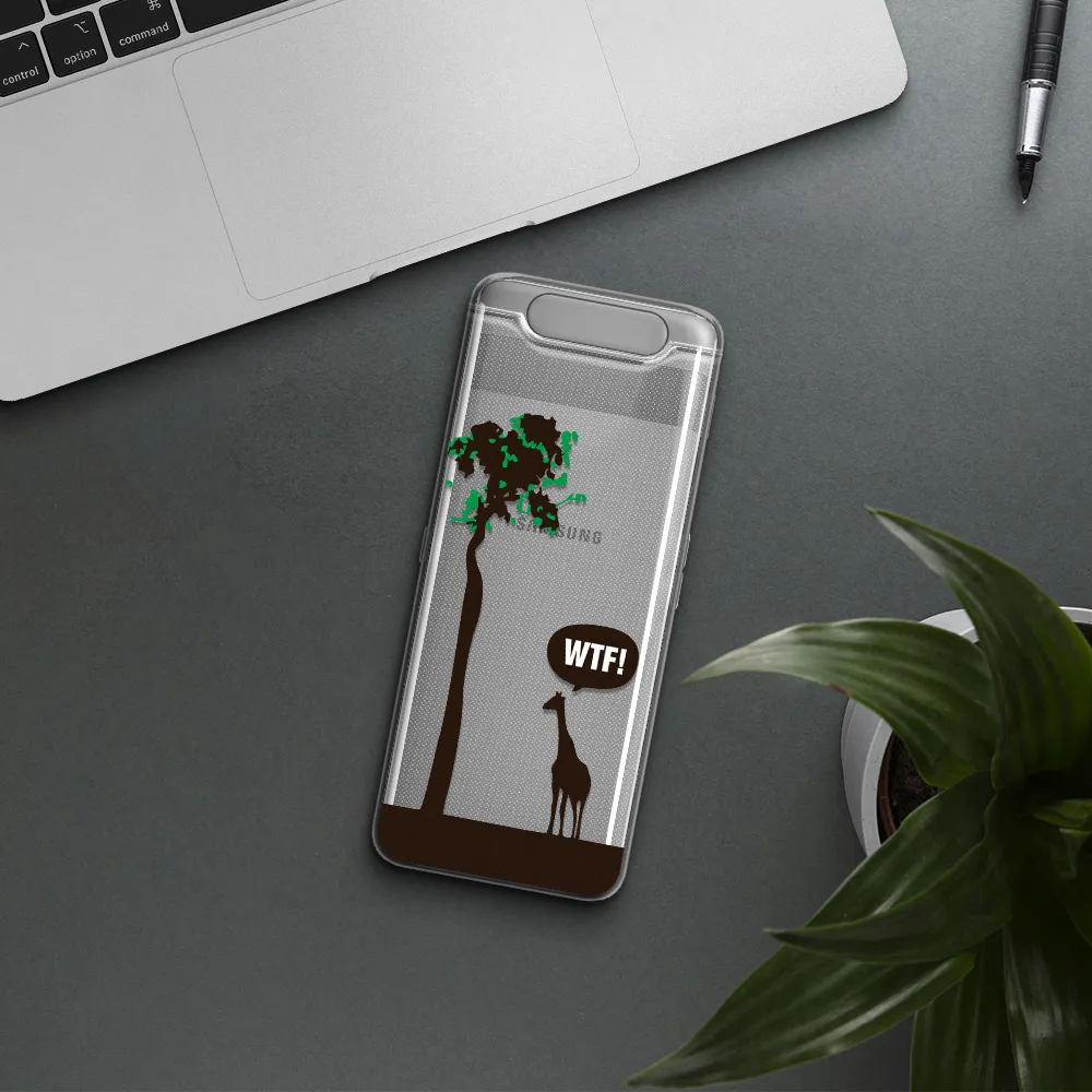 Wtf Samsung A80 Clear TPU Case