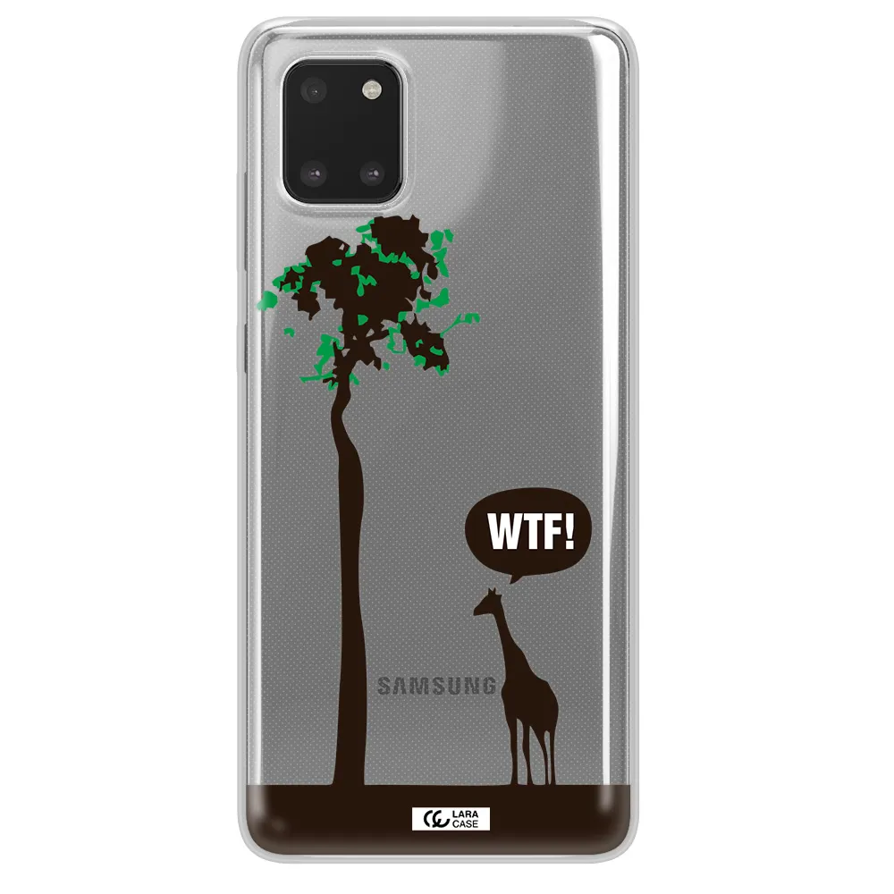 Wtf Samsung A81 Clear TPU Case