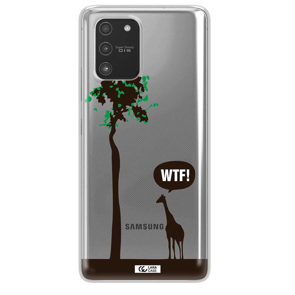 Wtf Samsung A91 Clear TPU Case