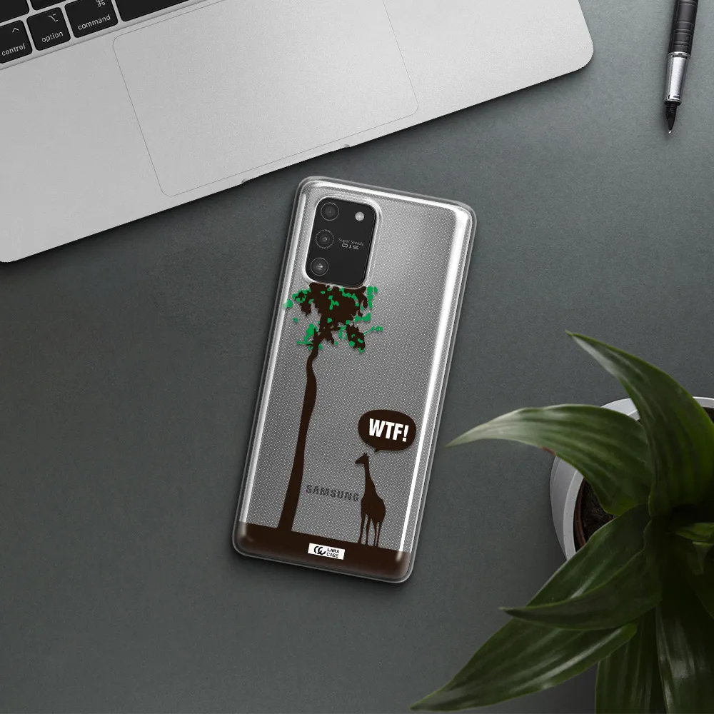 Wtf Samsung A91 Clear TPU Case