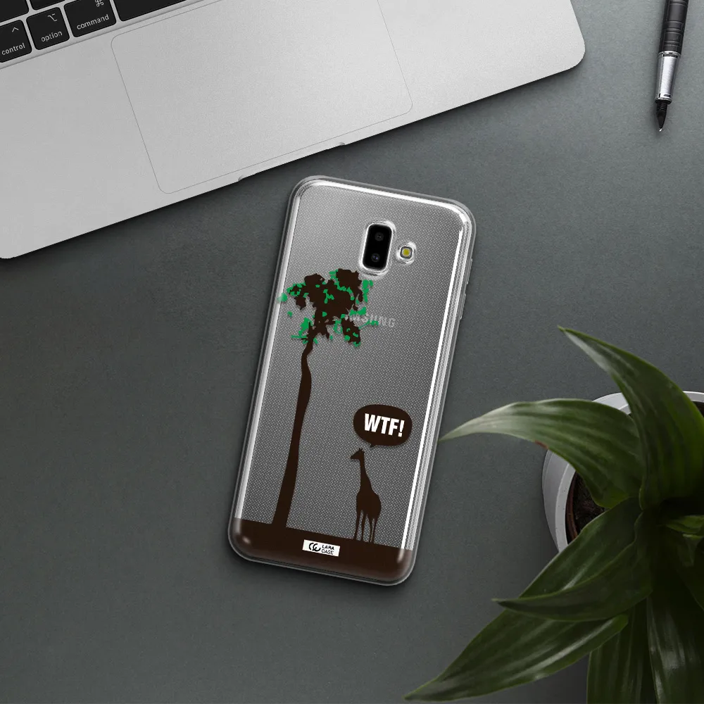 Wtf Samsung J6 Plus Clear TPU Case