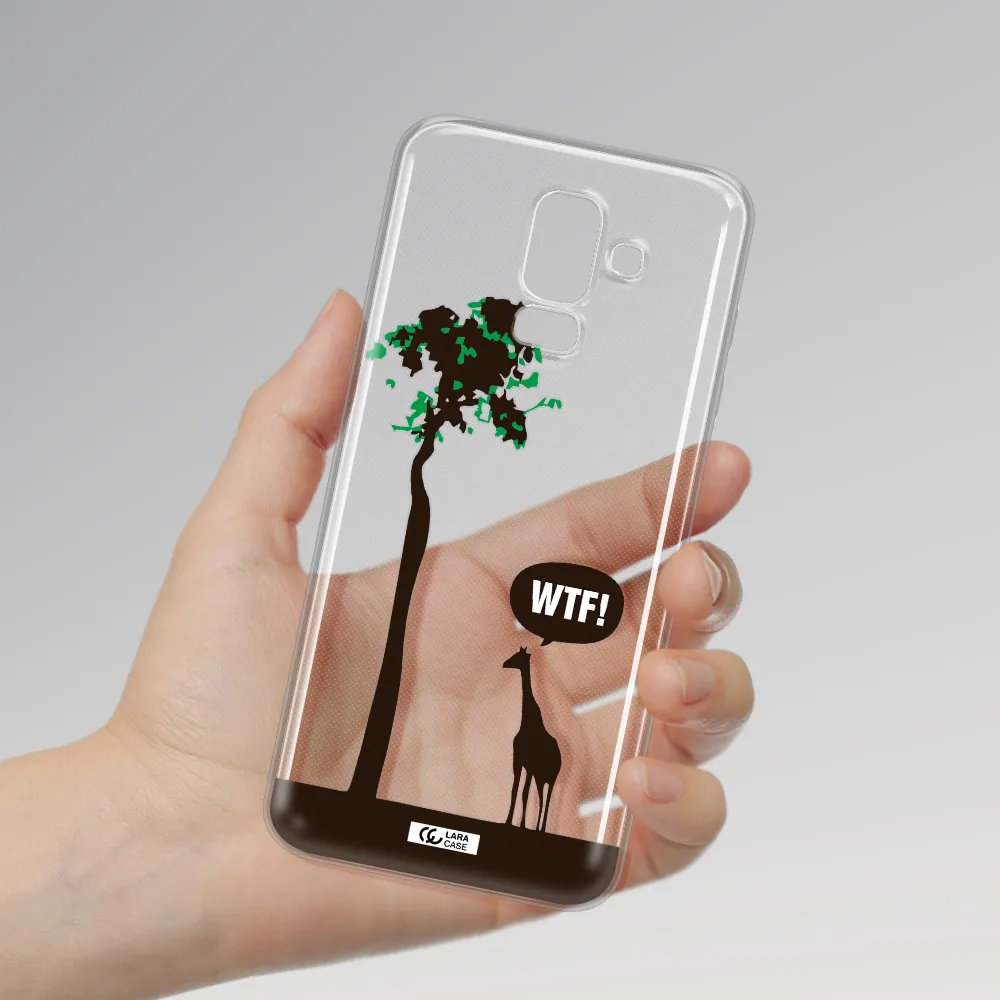 Wtf Samsung J8 Clear TPU Case