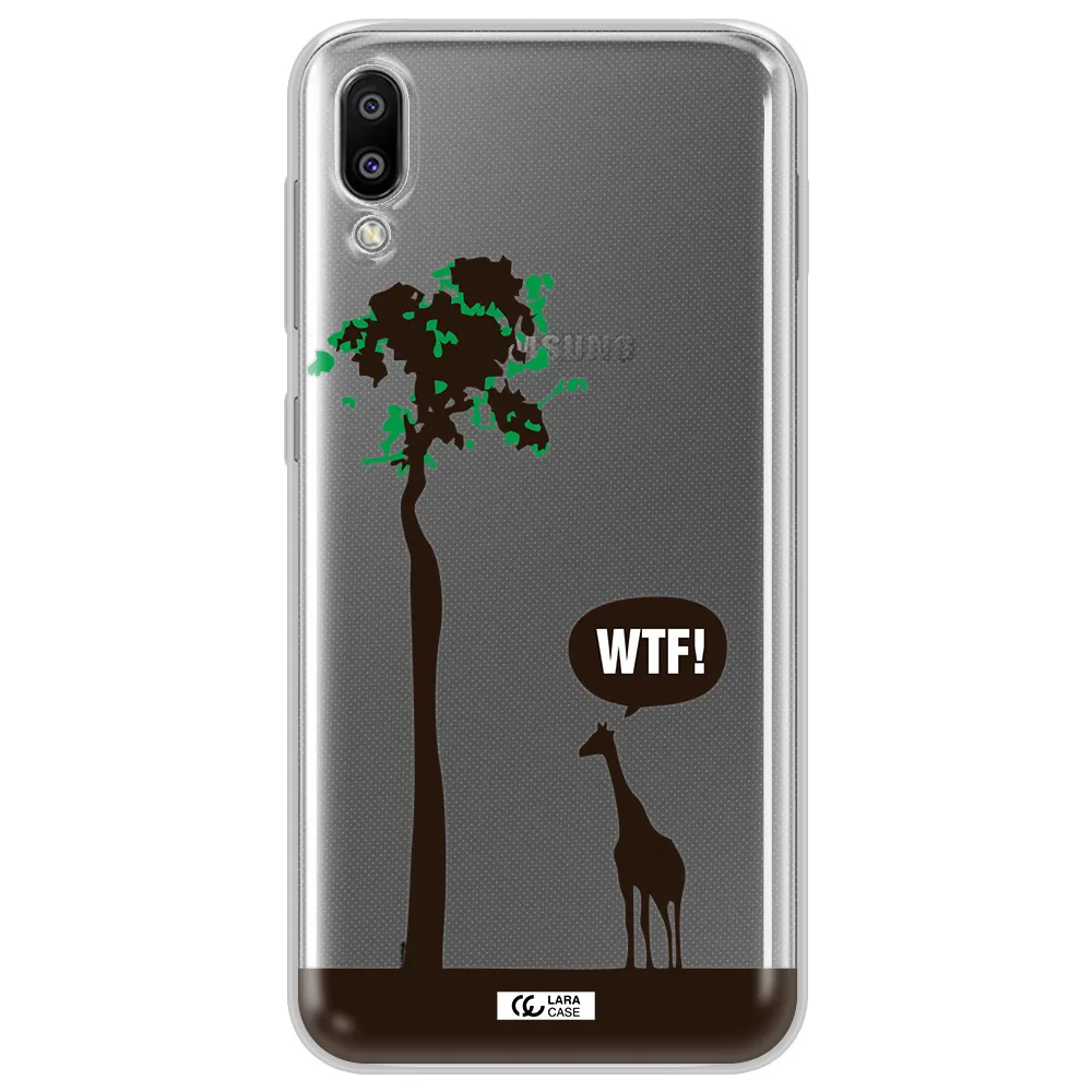 Wtf Samsung M10 Clear TPU Case