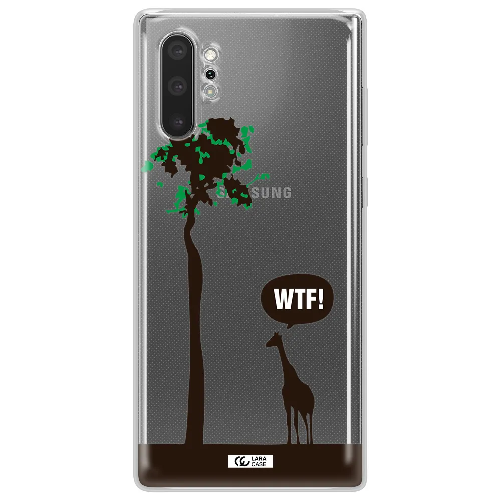Wtf Samsung Note 10 Plus Clear TPU Case
