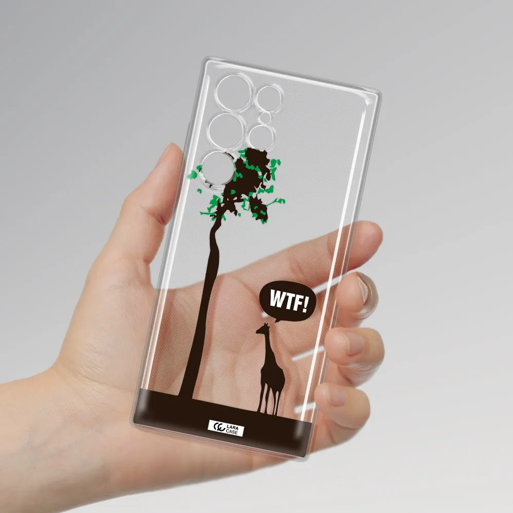 Wtf Samsung S 22 Ultra Clear TPU Case