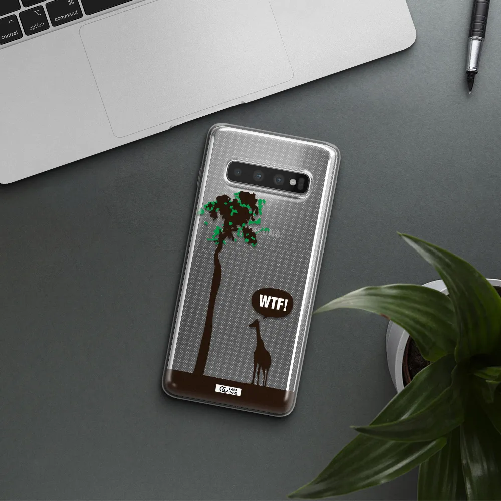 Wtf Samsung S10 Clear TPU Case