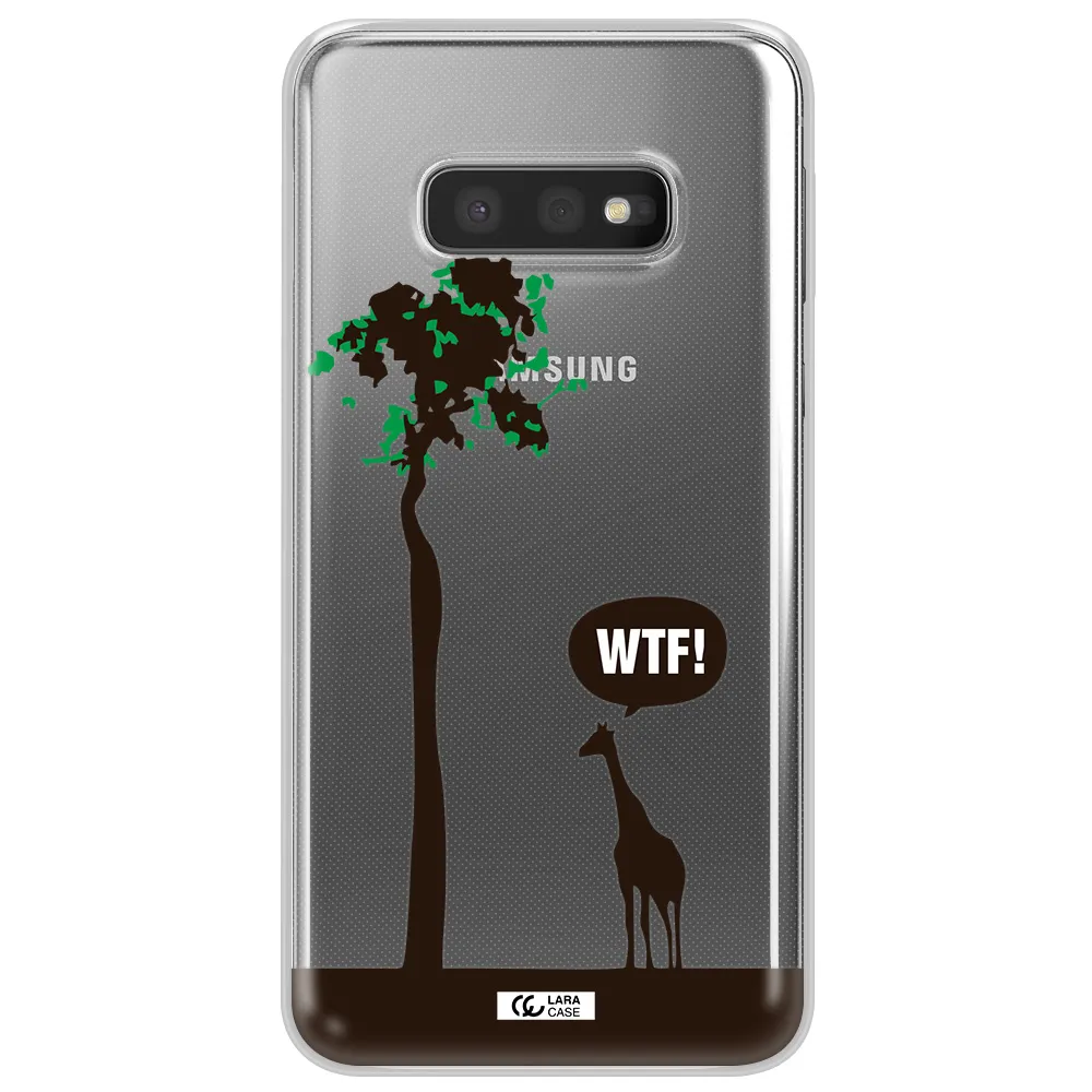 Wtf Samsung S10e Clear TPU Case
