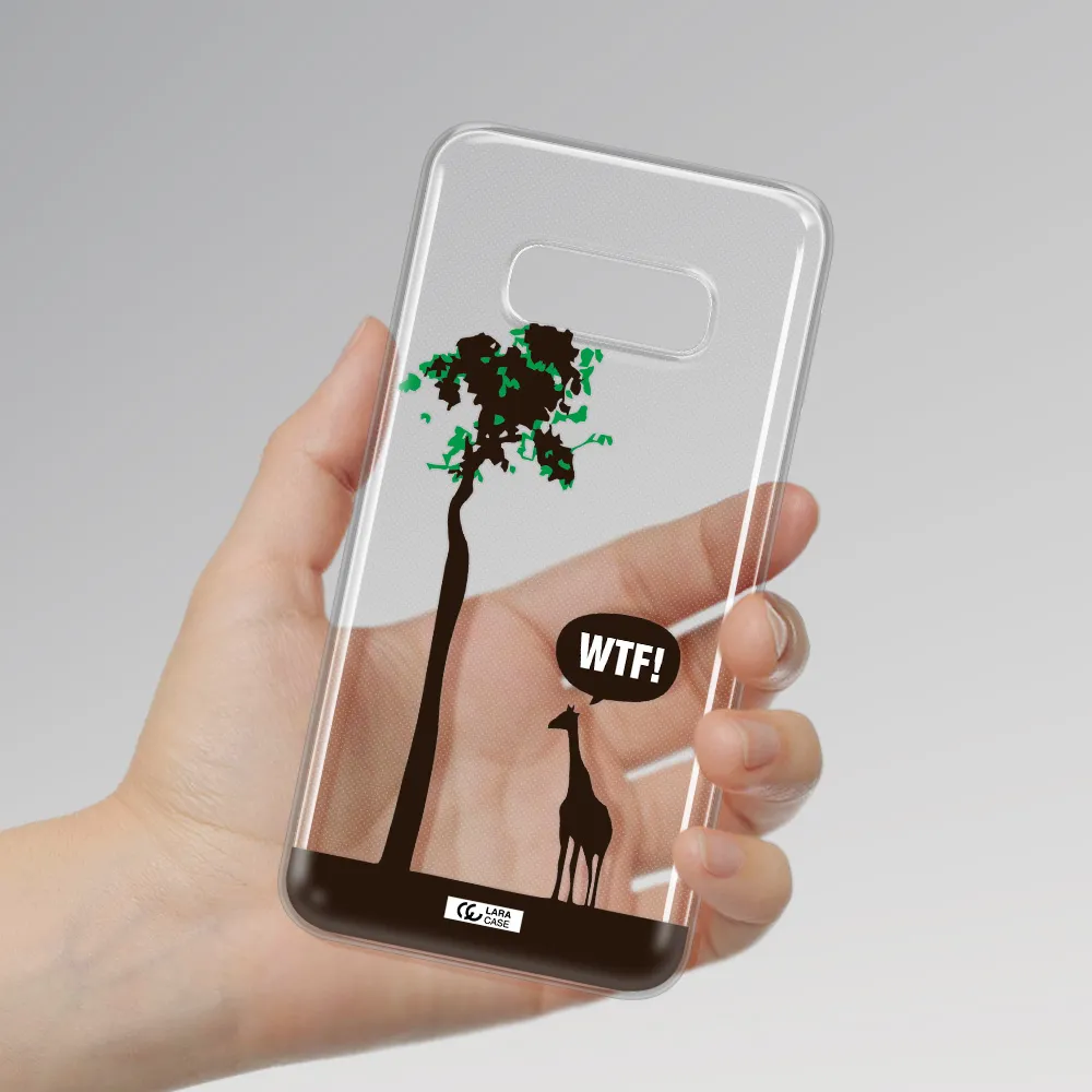 Wtf Samsung S10e Clear TPU Case