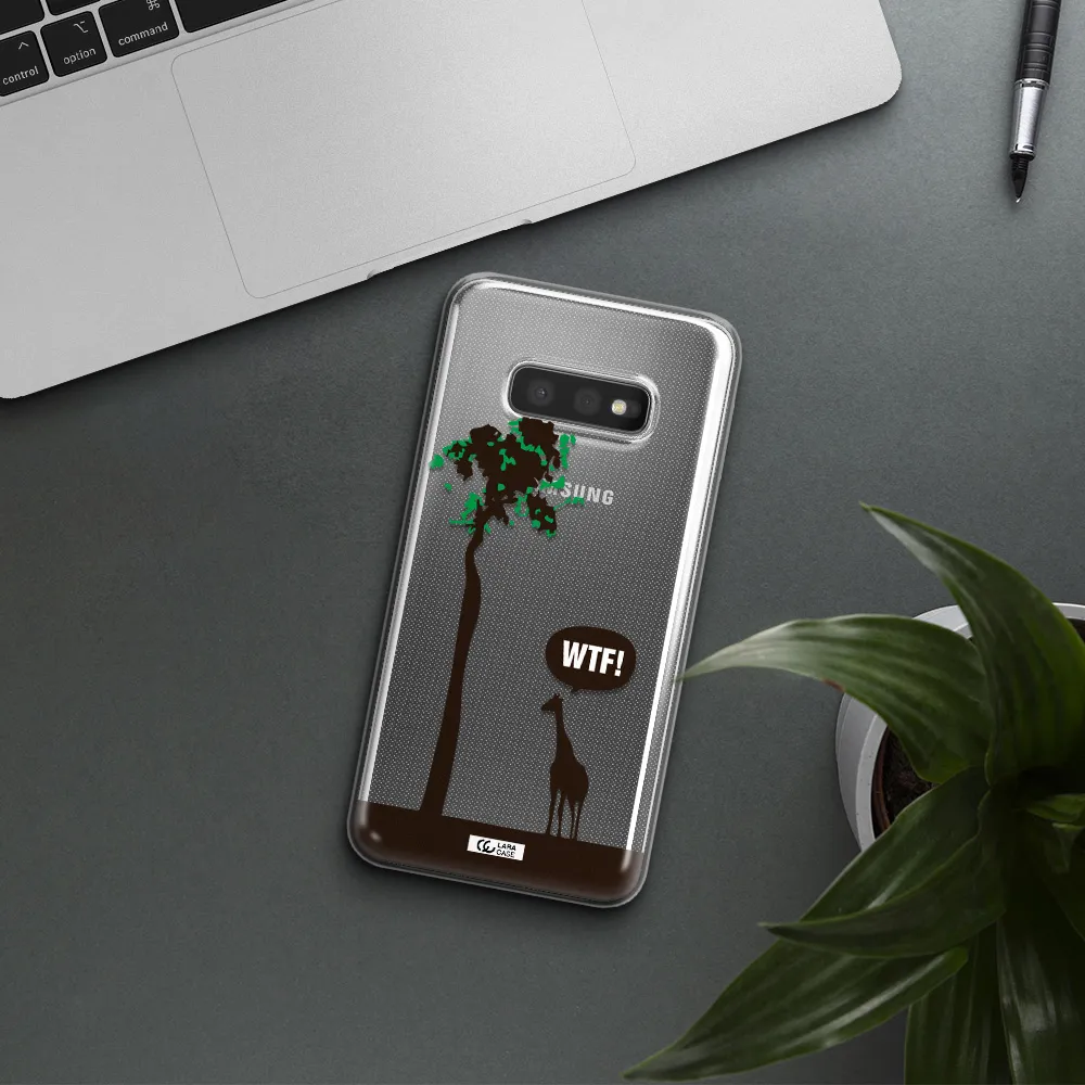 Wtf Samsung S10e Clear TPU Case