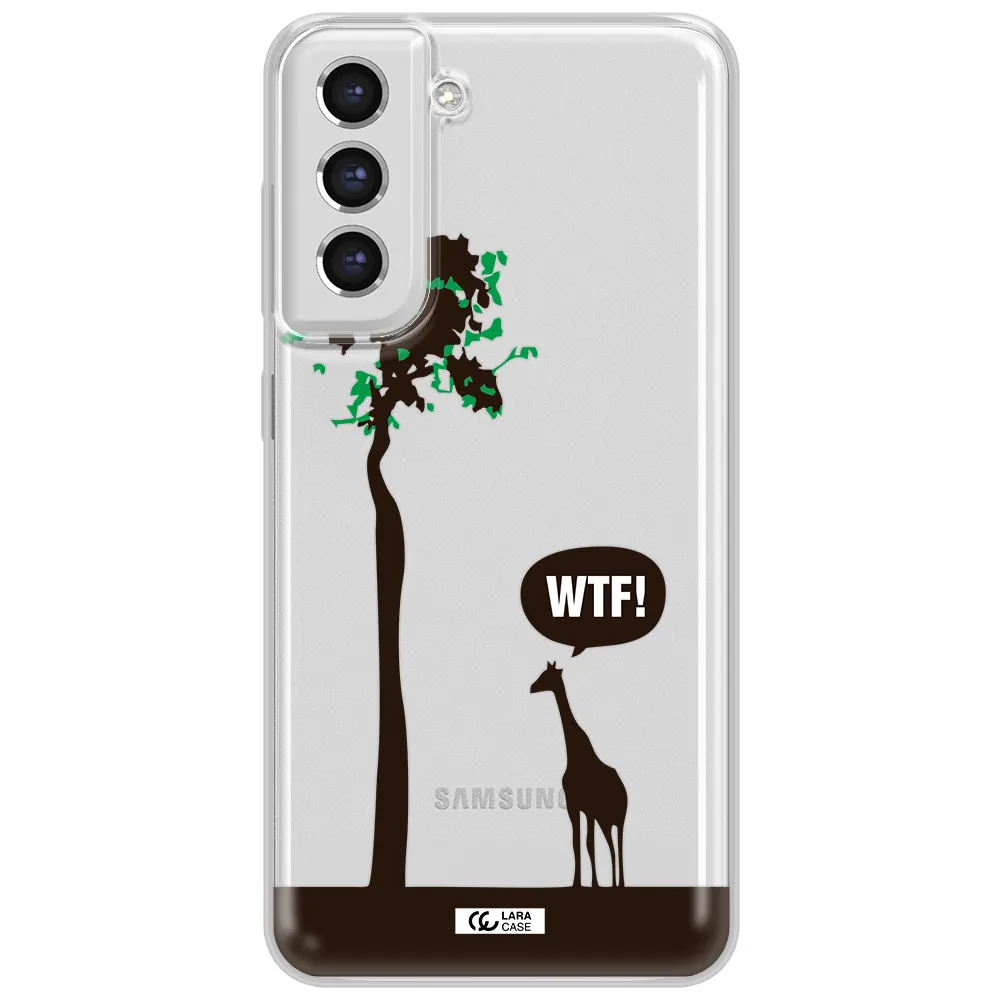 Wtf Samsung S21 Fe Clear Tpu Case