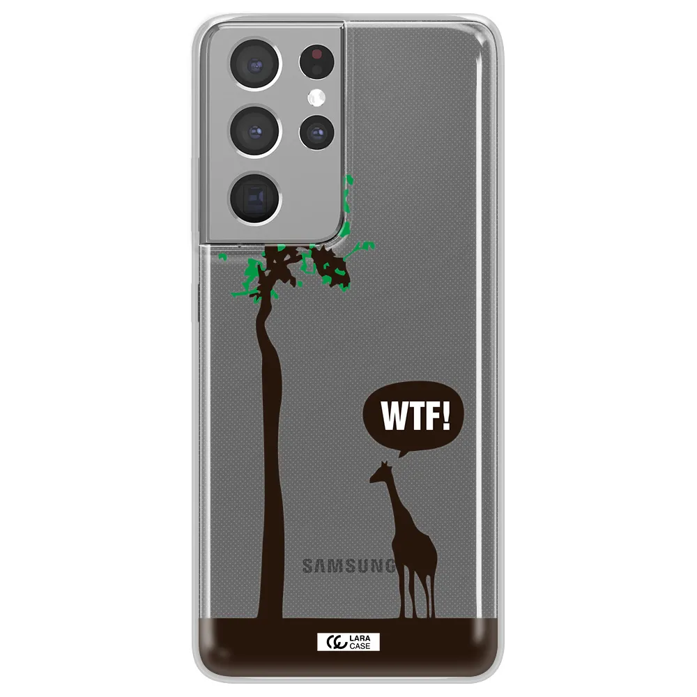 Wtf Samsung S21 Ultra Clear TPU Case