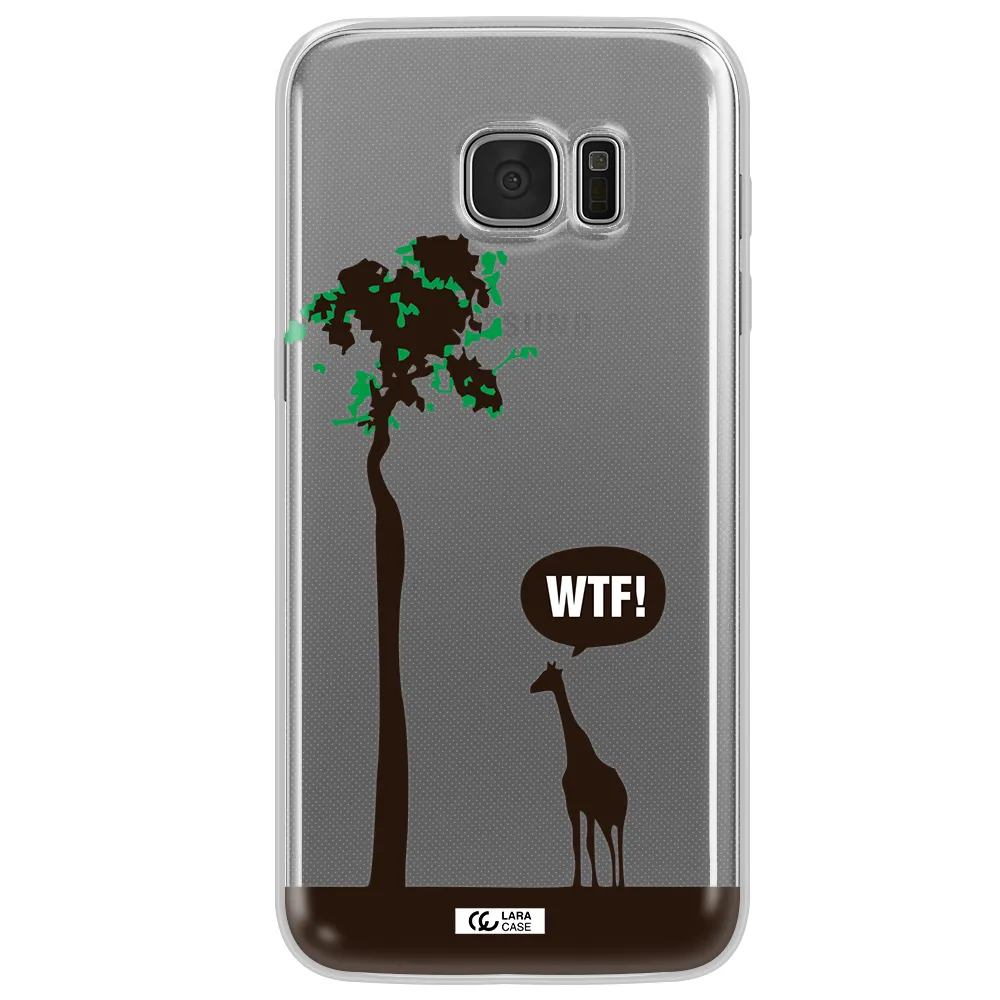 Wtf Samsung S7 Edge Clear TPU Case