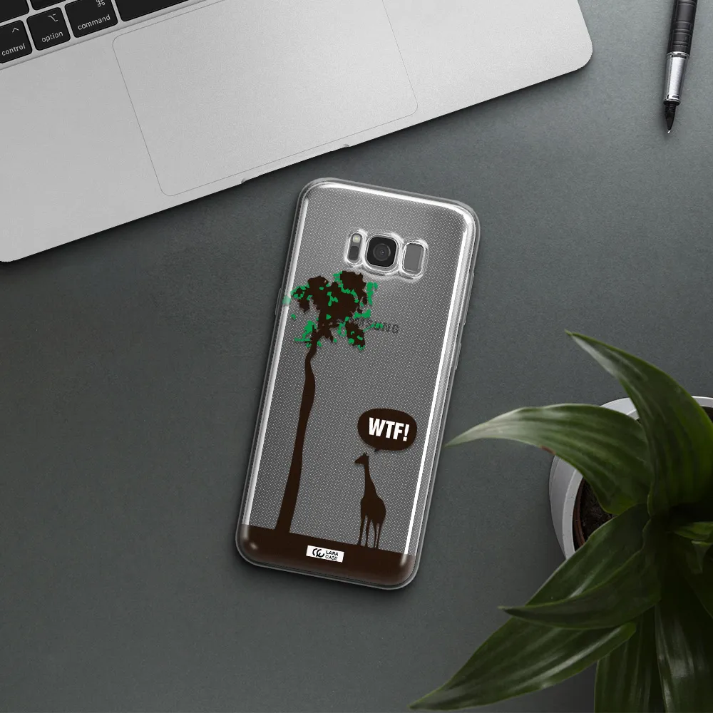Wtf Samsung S8 Clear TPU Case