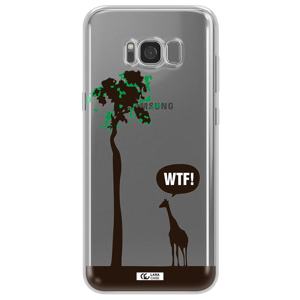 Wtf Samsung S8 Plus Clear TPU Case