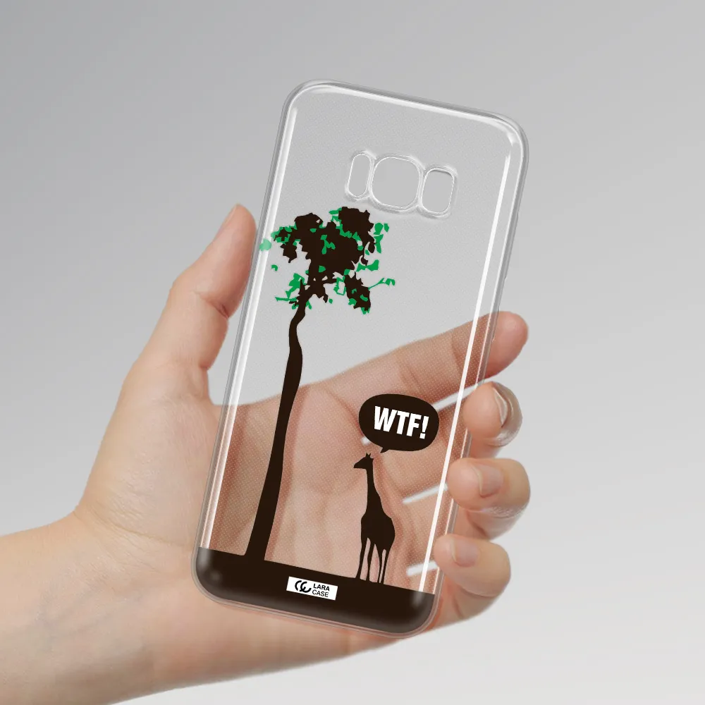 Wtf Samsung S8 Plus Clear TPU Case