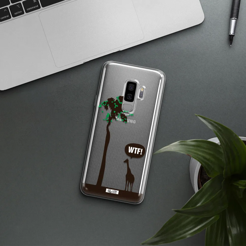 Wtf Samsung S9 Plus Clear TPU Case