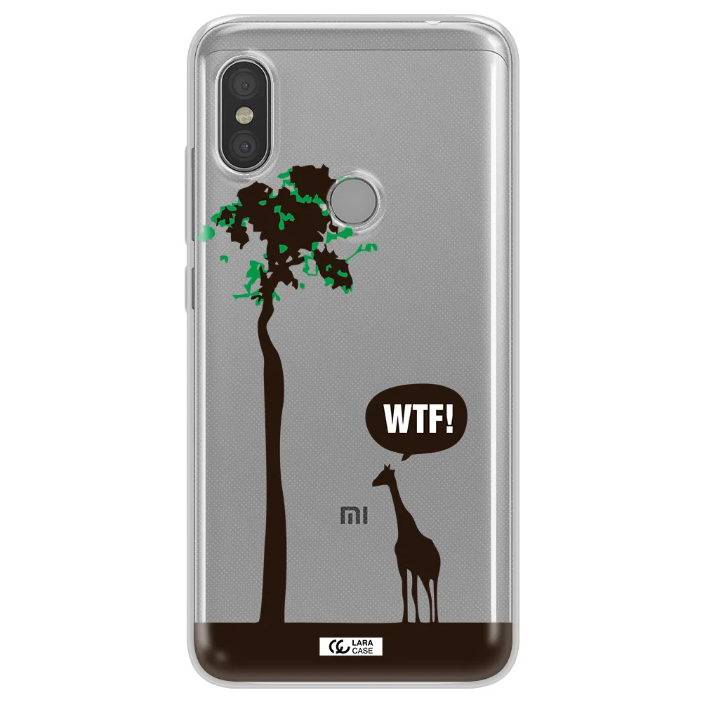 Wtf Xiaomi Redmi Note 6 Pro Clear TPU Case