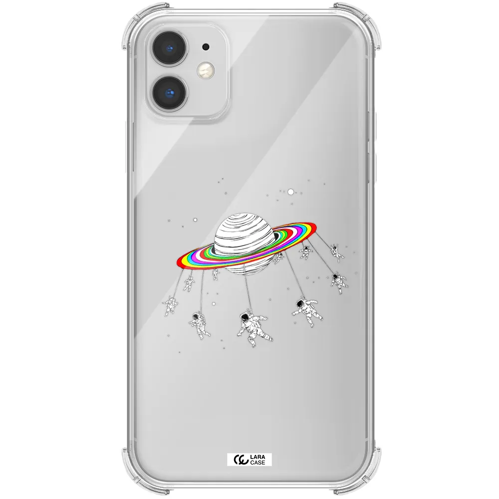 Pluto Rainbow Apple iPhone 11 Clear PC Case