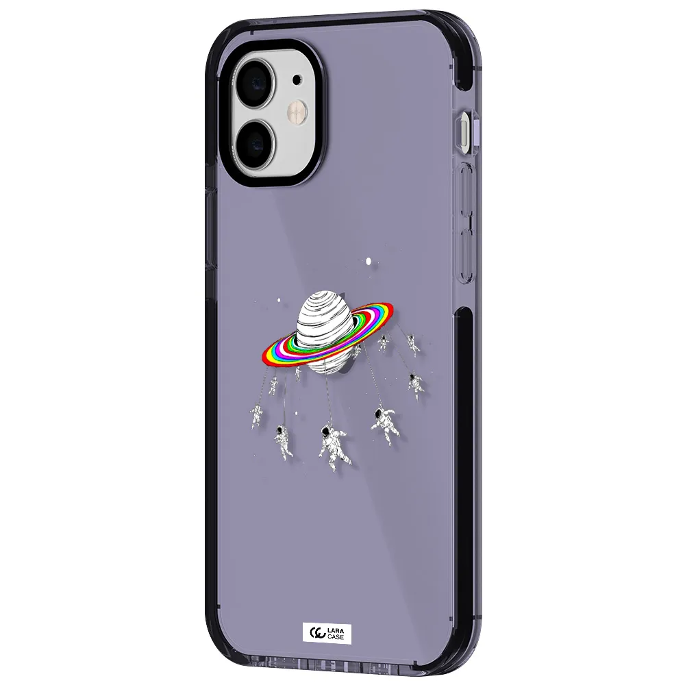 Pluto Rainbow Apple iPhone 11 impact Lilac Case