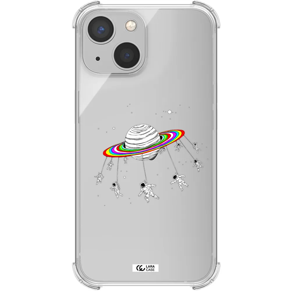 Pluto Rainbow Apple iPhone 13 Clear PC Case