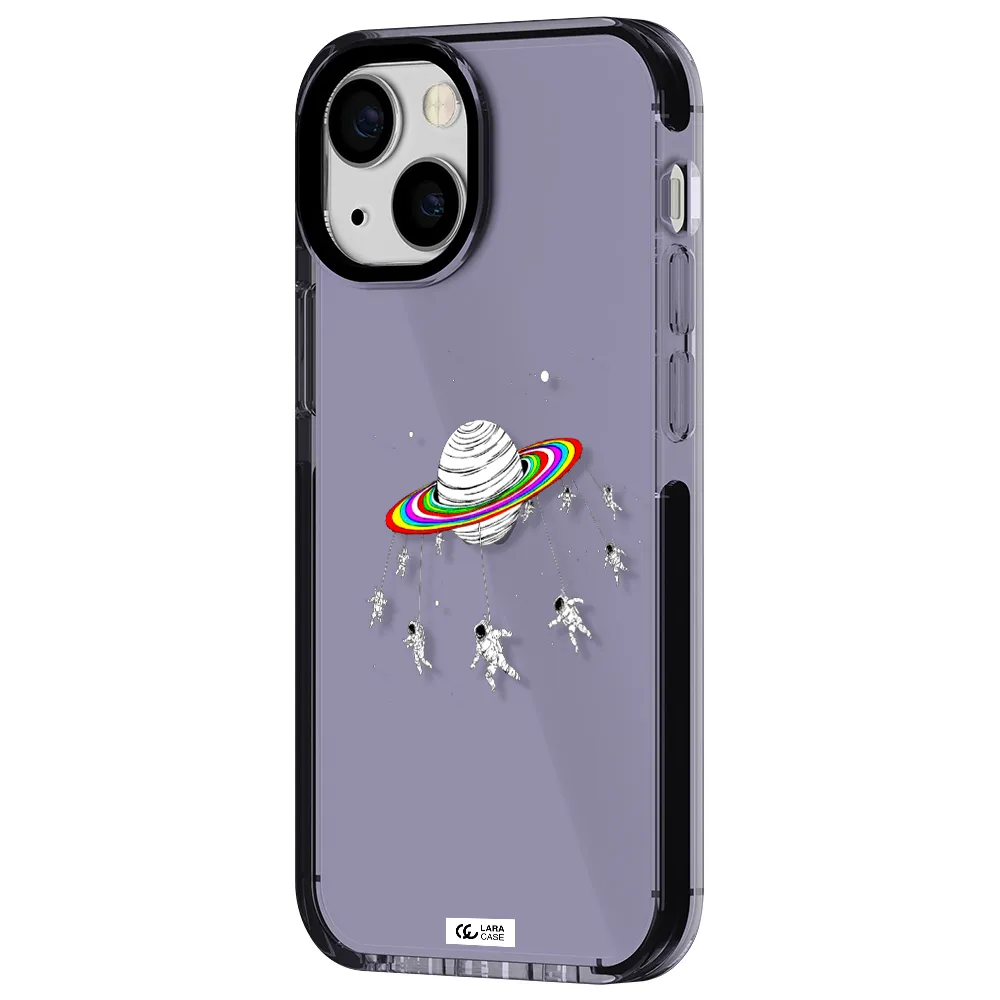 Pluto Rainbow Apple iPhone 13 mini impact Lilac Case