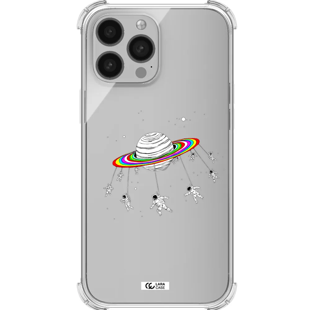 Pluto Rainbow Apple iPhone 13 Pro Clear PC Case