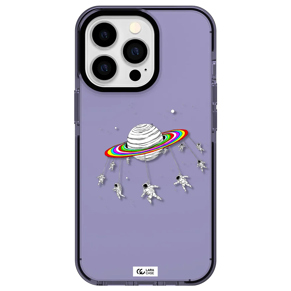 Pluto Rainbow Apple iPhone 13 Pro impact Lilac Case