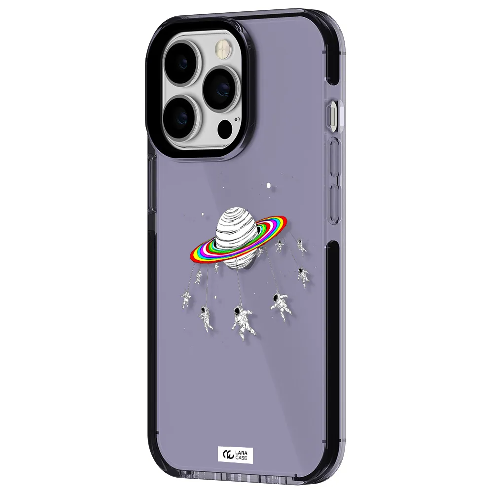 Pluto Rainbow Apple iPhone 13 Pro impact Lilac Case