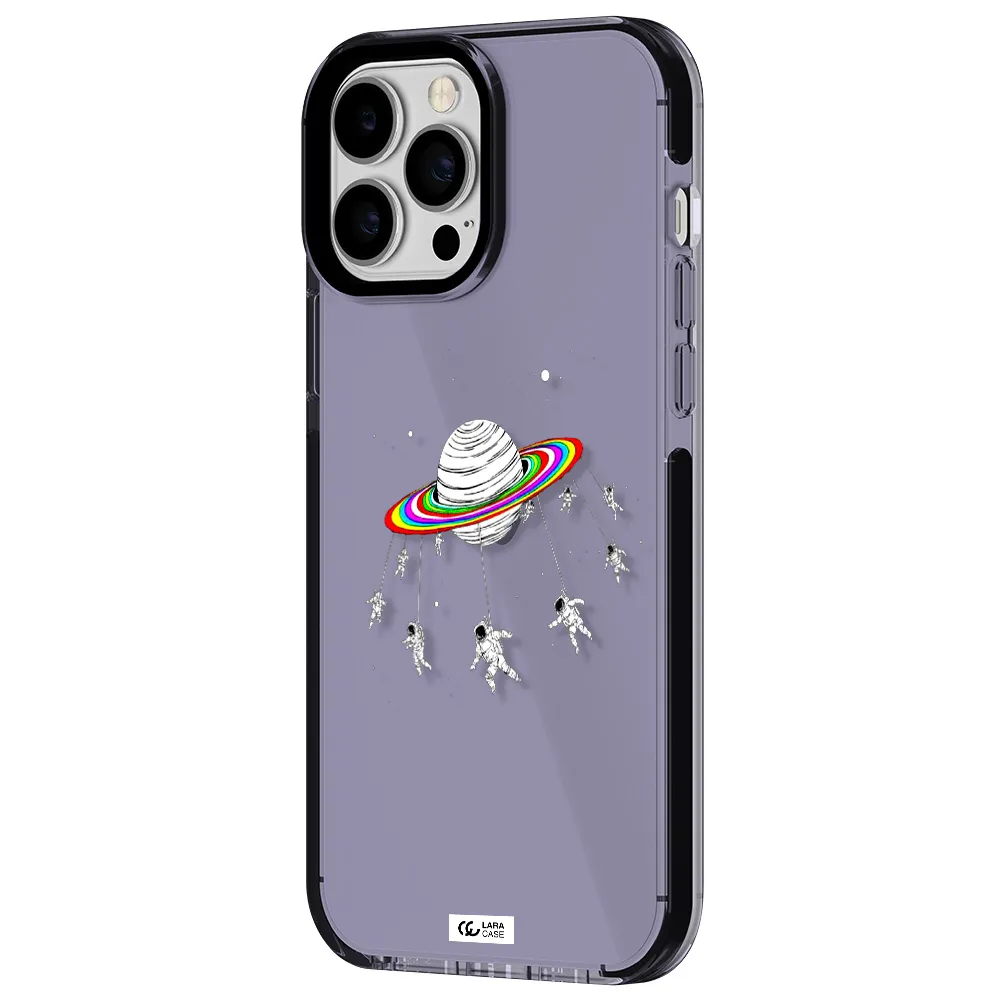 Pluto Rainbow Apple iPhone 13 Pro Max impact Lilac Case