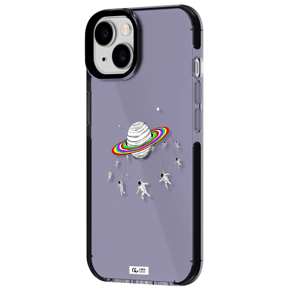 Pluto Rainbow Apple iPhone 14 impact Lilac Case