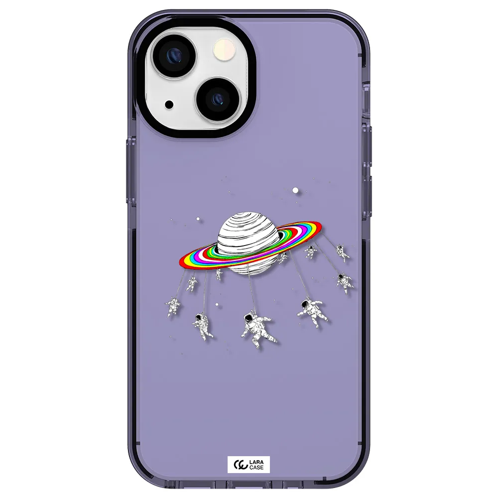 Pluto Rainbow Apple iPhone 15 impact Lilac Case